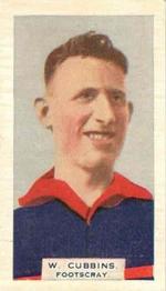 1933 Hoadley's Victorian Footballers #14 Bill Cubbins Front